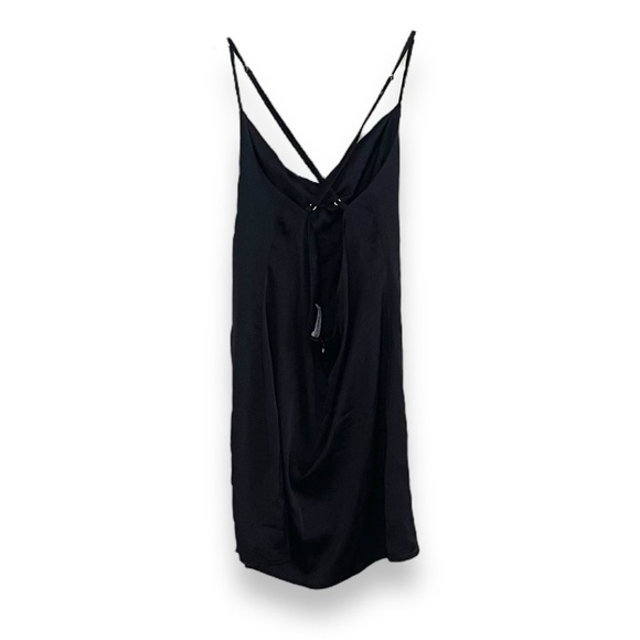 LIONESS Black Mini Slip On Dress w Side Slip size M - Picture 2 of 7